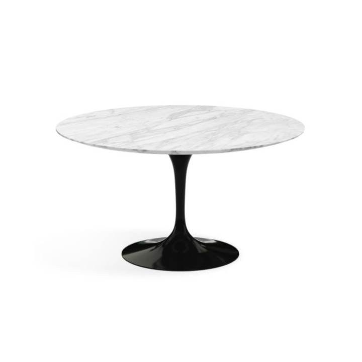 Mesa Tulip Saarinen Tapa Mármol y Base Fundición