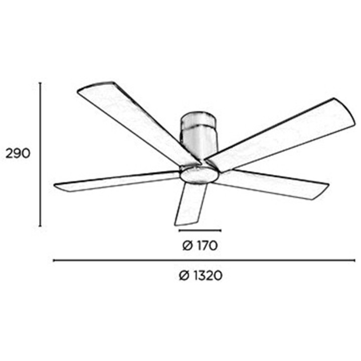 Ventilador de Techo Grok Rodas