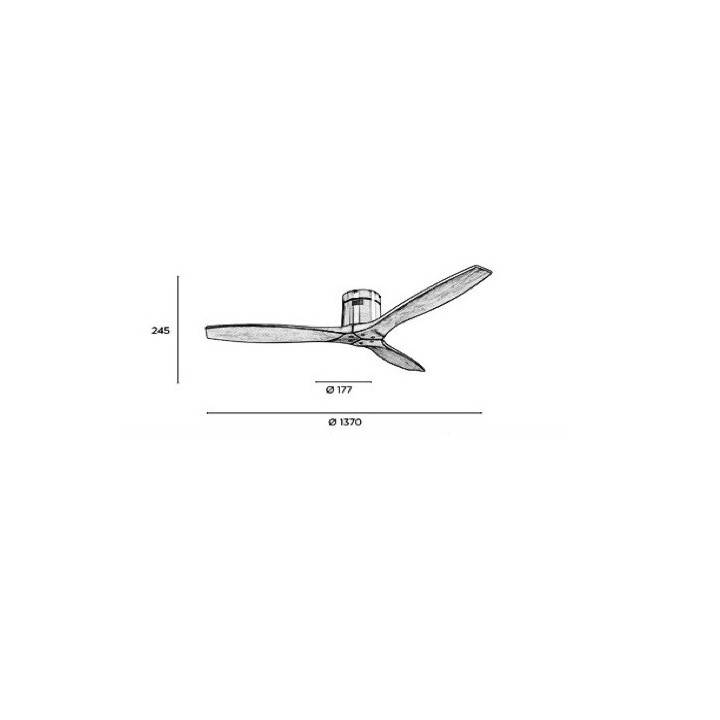 Ventilador de Techo Grok Stem