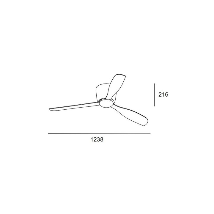 Ventilador de Techo Grok Bora